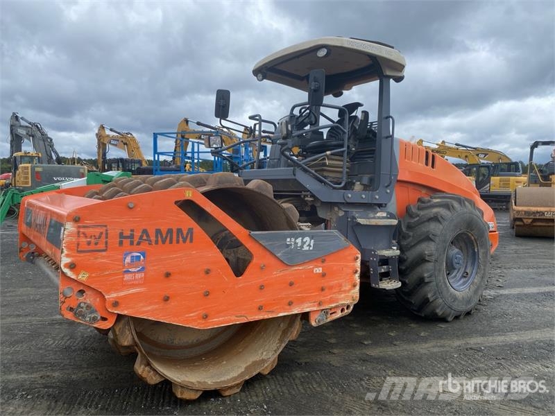 Hamm H12iP Padfoot Drum Compactor مداحل أحادية الأسطوانة