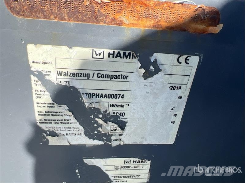 Hamm H7i Smooth Drum Compactor Rouleaux monocylindre
