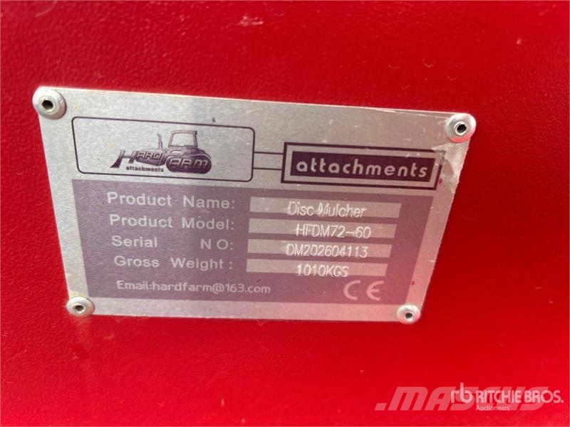 Handy HFDM72-60" 60 in Disc Skid Steer Mulcher (Unused) Metsamultšerid