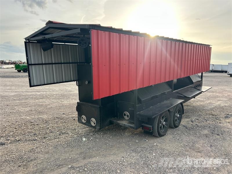  HBT Smokers 15 ft 8 in T/A Food Concession Trailer Citas piekabes
