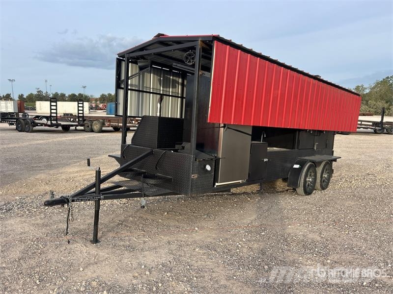  HBT Smokers 15 ft 8 in T/A Food Concession Trailer Citas piekabes