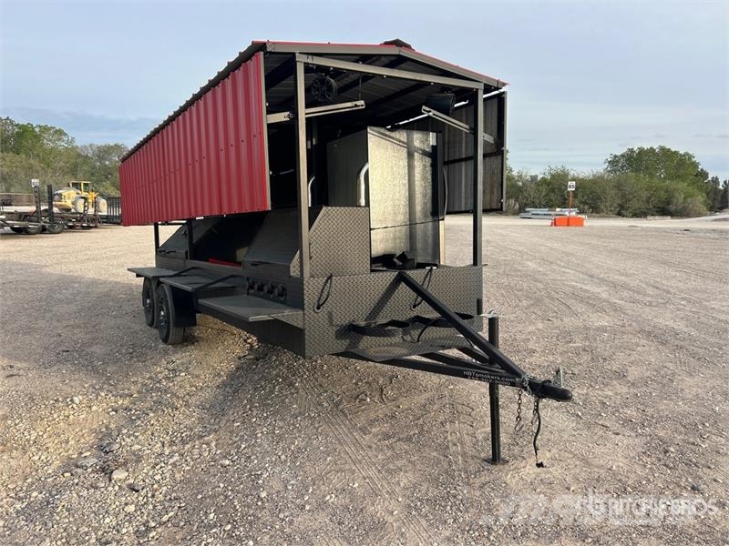  HBT Smokers 15 ft 8 in T/A Food Concession Trailer Citas piekabes