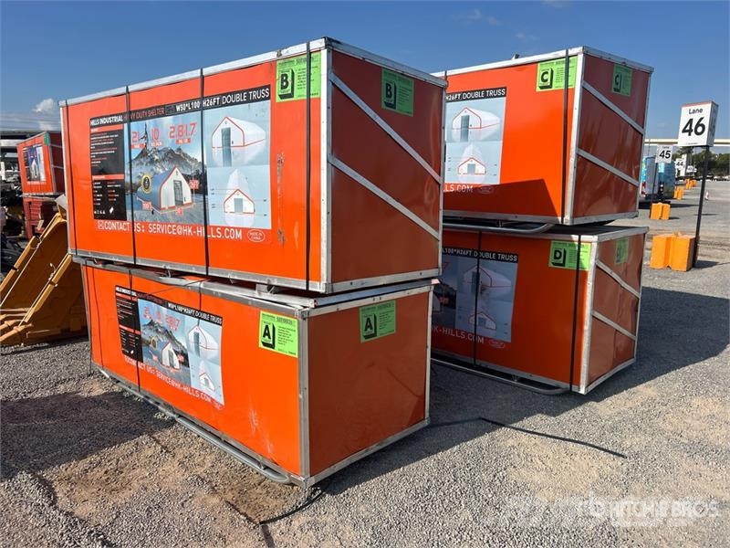  HIlls Industrial 1005026 50 ft x 100 ft Storage Bu Stålrammer