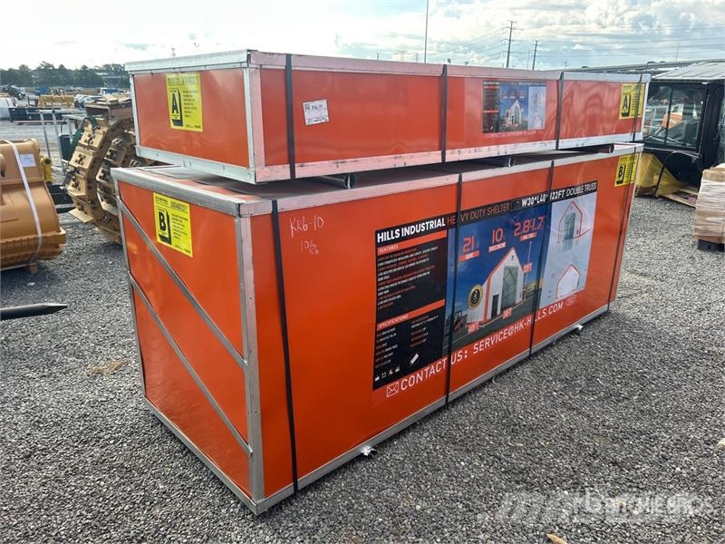 HIlls Industrial 403022 30 ft x 40 ft Storage Buil Stålrammer