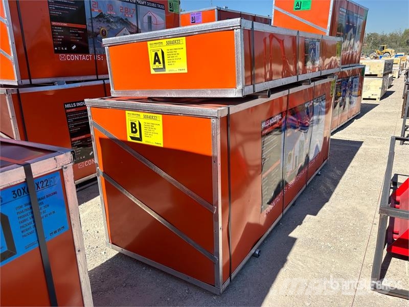  HIlls Industrial 403022 30 ft x 40 ft x 22 ft Stor Telai in acciaio