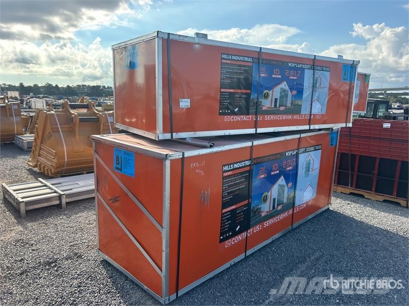  HIlls Industrial 603022 30 ft x 60 ft Storage Buil Stålrammer