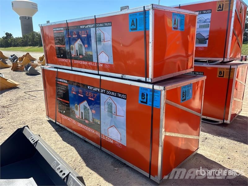 HIlls Industrial 603022 30 ft x 60 ft x 22 ft Stor Hangar