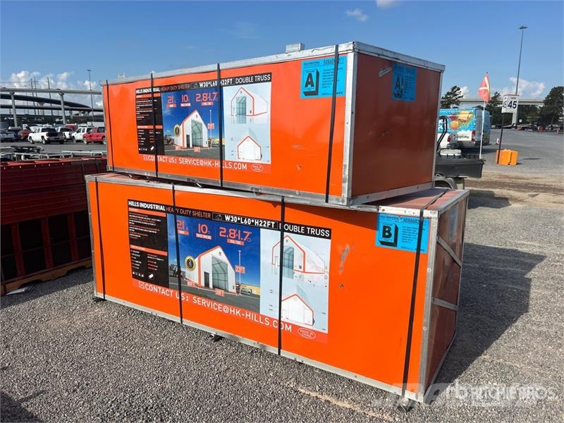  HIlls Industrial 603022 30 ft x 60 ft Storage Buil Stålrammer