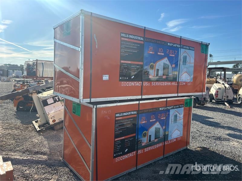 HIlls Industrial 604024 40 ft x 60 ft Storage Buil 철골 건물