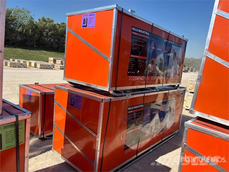 HIlls Industrial 804024 40 ft x 80 ft x 24 ft Stor Telai in acciaio