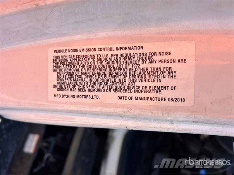 Hino 258 Vyprošťovací vozidla