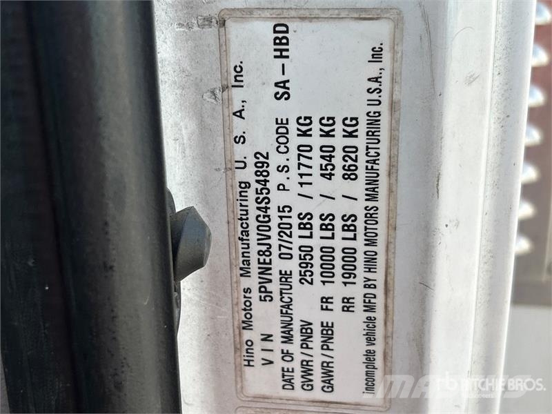 Hino 268 Furgons