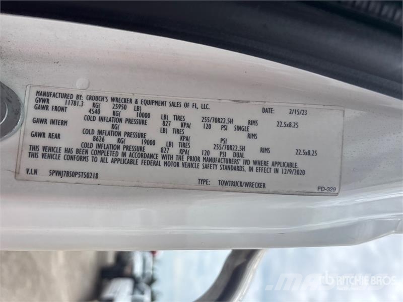 Hino 268 Vyslobodzovacie vozidlá