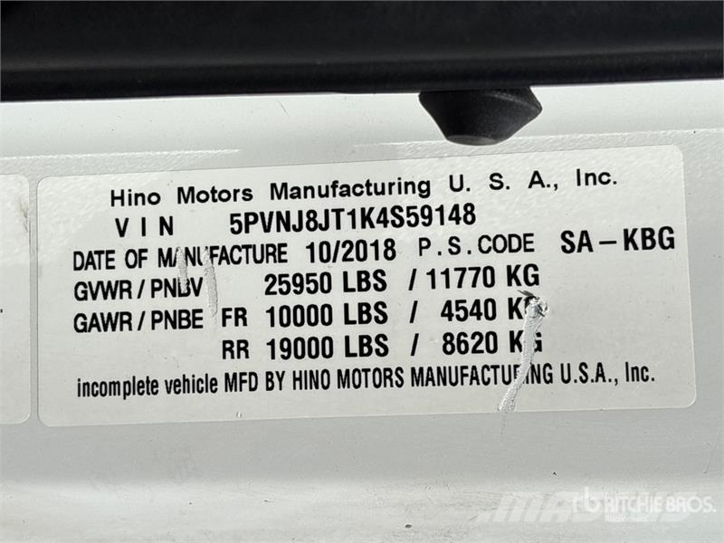 Hino 268 Рефрижератори