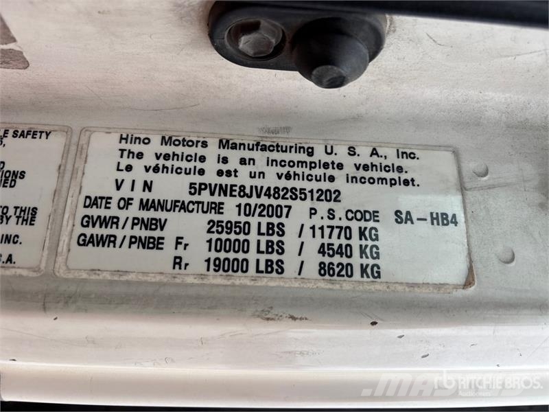 Hino 268 Furgoonautod