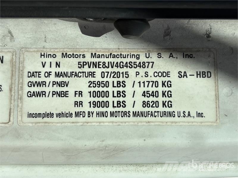 Hino 268 Furgons