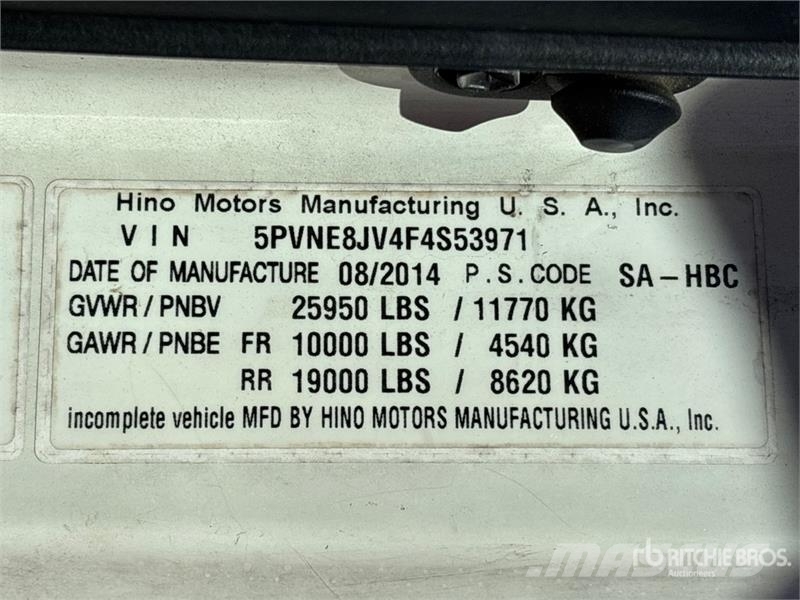 Hino 268 Furgons
