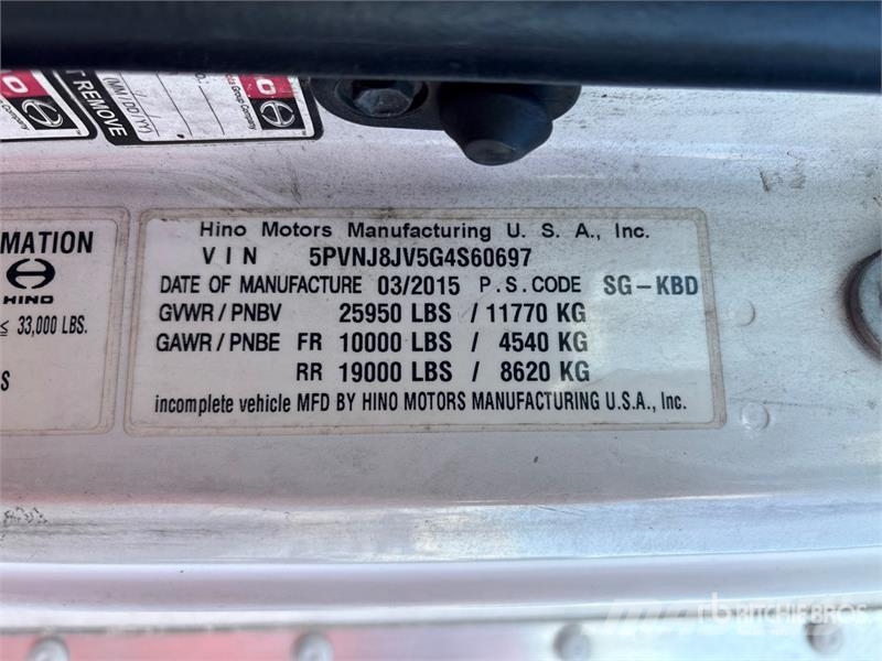 Hino 268 Umpikorikuorma-autot