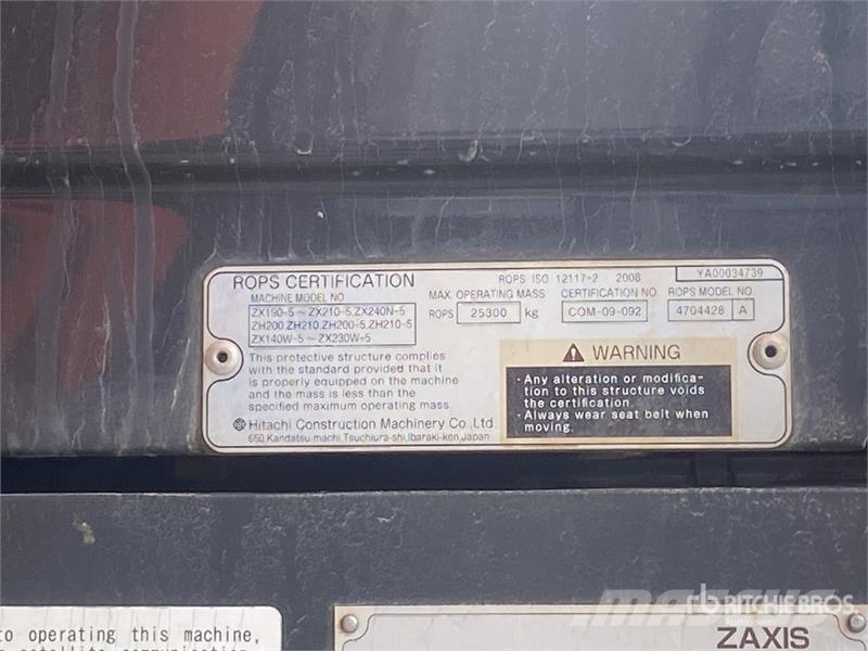 Hitachi 190W-5 4x4 Highway Wheeled Excavator Wheeled excavators