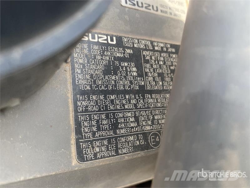 Hitachi ZX190W-5A 4x4 Highway Wheeled Excavator 轮式挖掘机