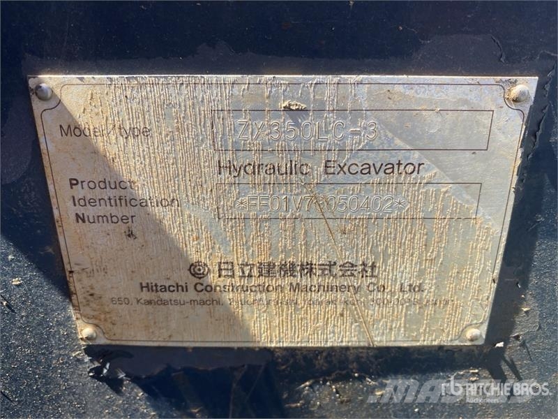 Hitachi ZX350LC-3 Gravemaskiner på larvebånd