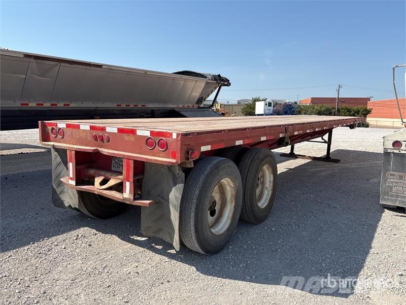 Hobbs 40 ft T/A Flatbed Trailer مقطوروات مسطحة/مفصلية الجوانب
