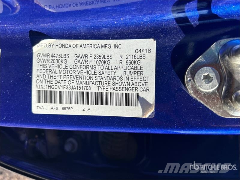Honda Accord Sport Automobile Коли