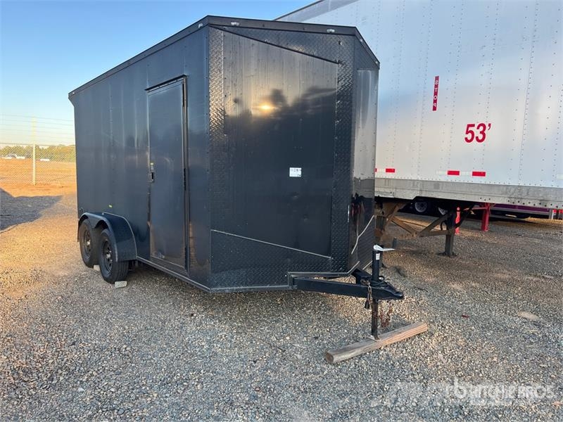 Hook & Line 7X14TA2 14 ft T/A Enclosed Trailer Prikolice zabojniki