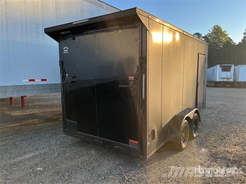 Hook & Line 7X14TA2 14 ft T/A Enclosed Trailer Prikolice zabojniki