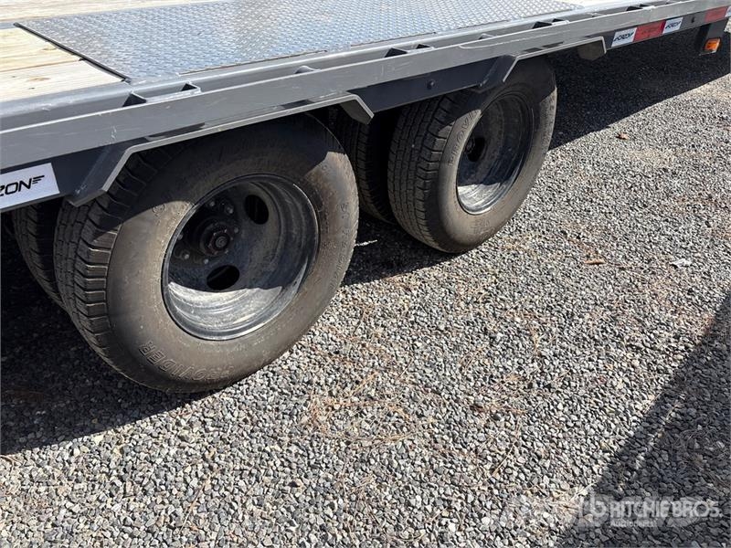 Horizon FHZ36X102X34GN10K 36 ft T/A Gooseneck Equipment Tr Remolques para transporte de vehículos