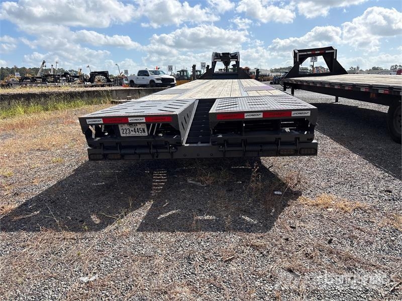 Horizon FHZ36X102X34GN10K 36 ft T/A Gooseneck Equipment Tr Remolques para transporte de vehículos