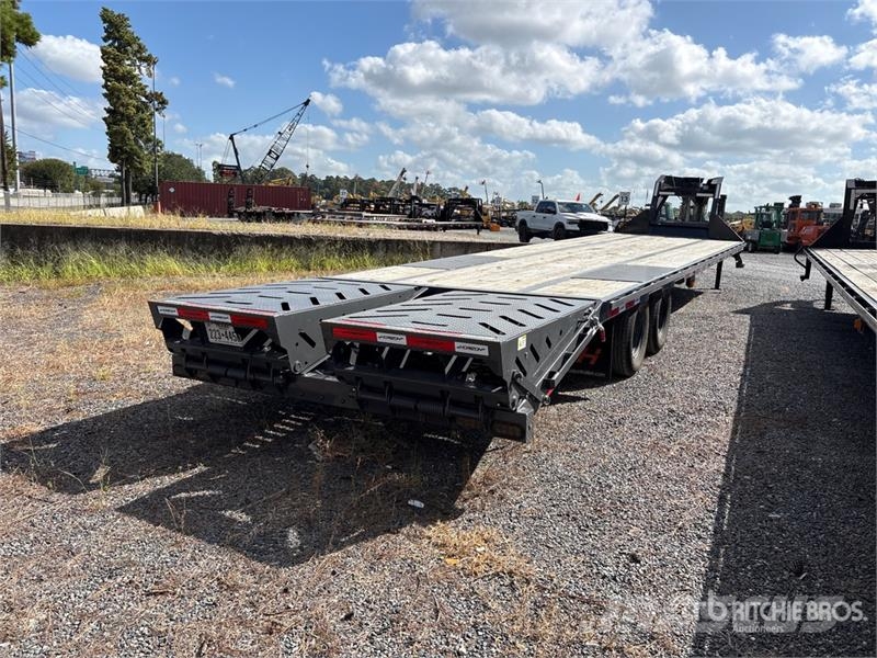 Horizon FHZ36X102X34GN10K 36 ft T/A Gooseneck Equipment Tr Remolques para transporte de vehículos