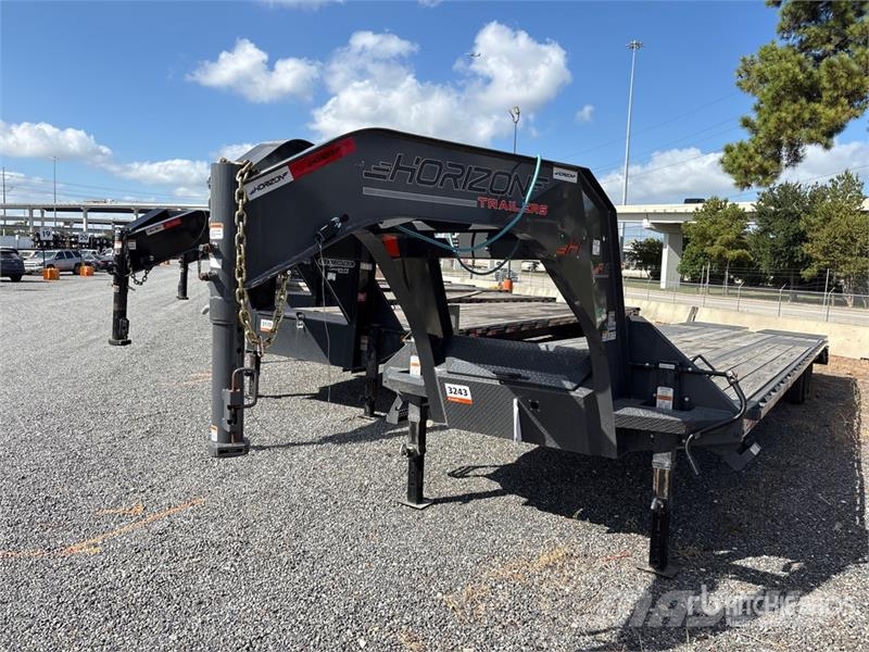 Horizon FHZ36X102X34GN10K 36 ft T/A Gooseneck Equipment Tr Remolques para transporte de vehículos