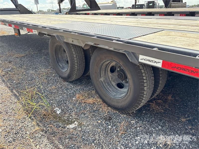 Horizon FHZ36X102X34GN10K 36 ft T/A Gooseneck Equipment Tr Remolques para transporte de vehículos