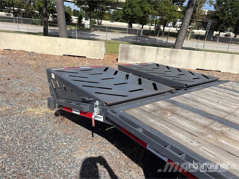 Horizon FHZ36X102X34GN10K 36 ft T/A Gooseneck Equipment Tr Remolques para transporte de vehículos