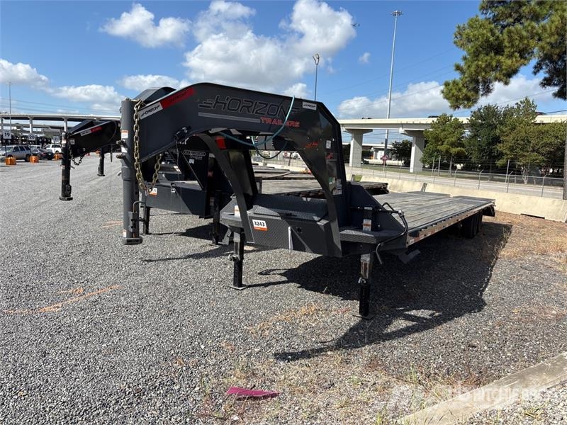 Horizon FHZ36X102X34GN10K 36 ft T/A Gooseneck Equipment Tr Remolques para transporte de vehículos