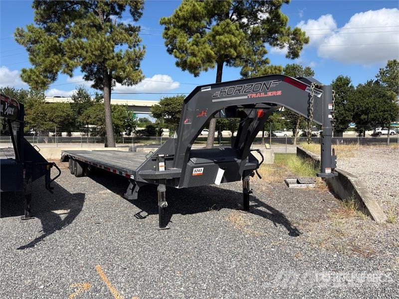 Horizon FHZ36X102X34GN10K 36 ft T/A Gooseneck Equipment Tr Remolques para transporte de vehículos
