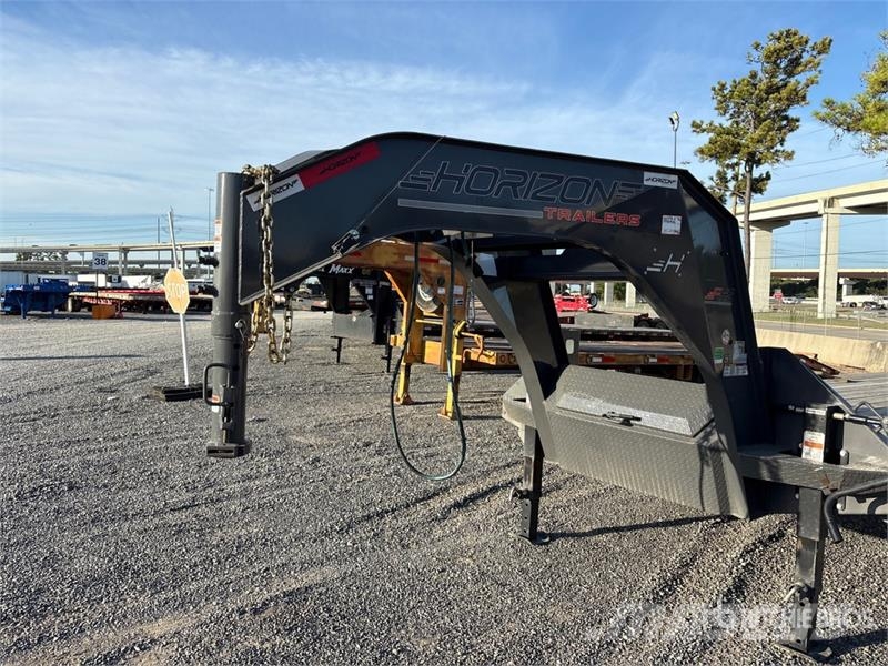 Horizon FHZGN40MR10K 40 ft T/A Gooseneck Equipment Trailer Remolques para transporte de vehículos