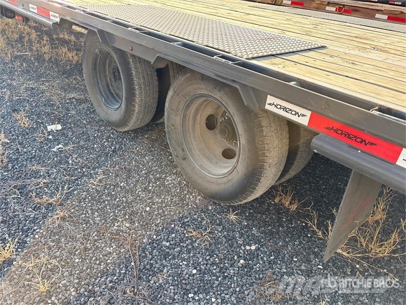 Horizon FHZGN40MR10K 40 ft T/A Gooseneck Equipment Trailer Remolques para transporte de vehículos