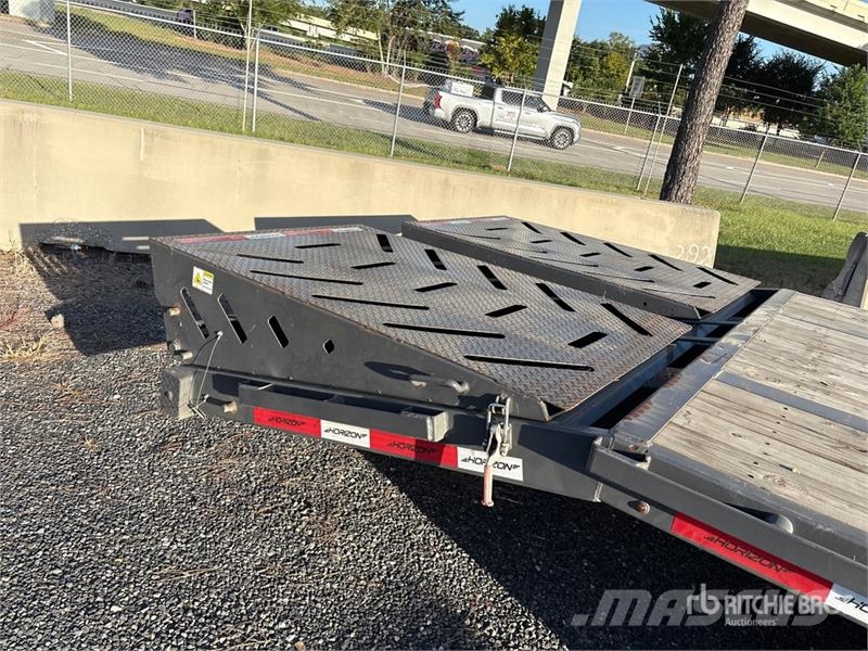 Horizon FHZGN40MR10K 40 ft T/A Gooseneck Equipment Trailer Remolques para transporte de vehículos