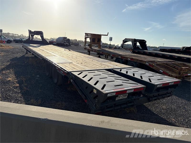 Horizon FHZGN40MR10K 40 ft T/A Gooseneck Equipment Trailer Remolques para transporte de vehículos