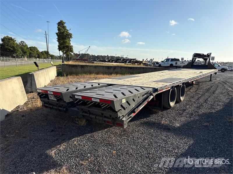 Horizon FHZGN40MR10K 40 ft T/A Gooseneck Equipment Trailer Remolques para transporte de vehículos