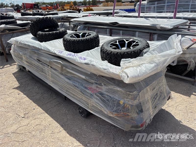 HQ100 Electric Black Six-Seater Golf Cart (Unused) 高爾夫球車