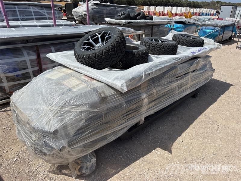 HQ100 Electric Black Six-Seater Golf Cart (Unused) 高爾夫球車