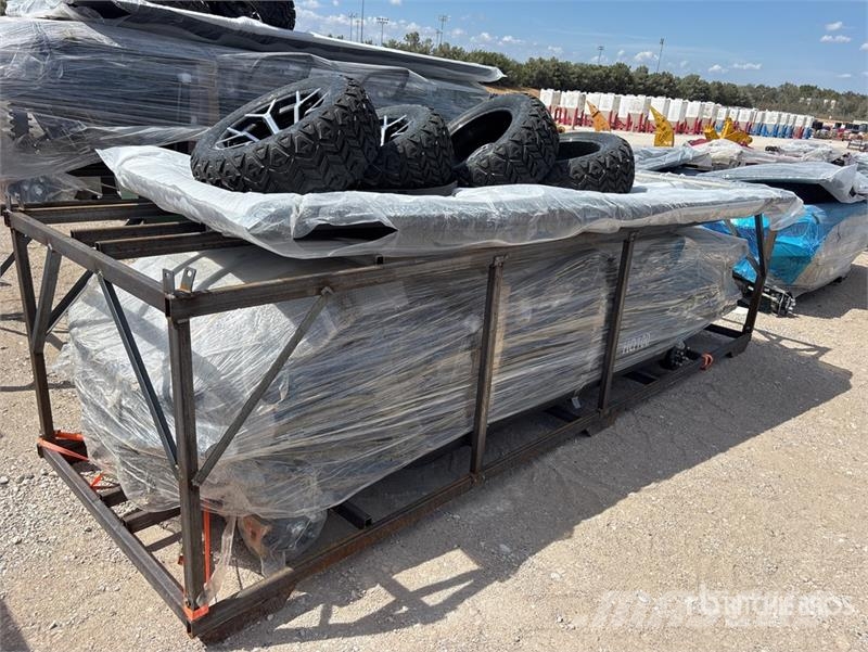 HQ100 Electric Black Six-Seater Golf Cart (Unused) 高爾夫球車