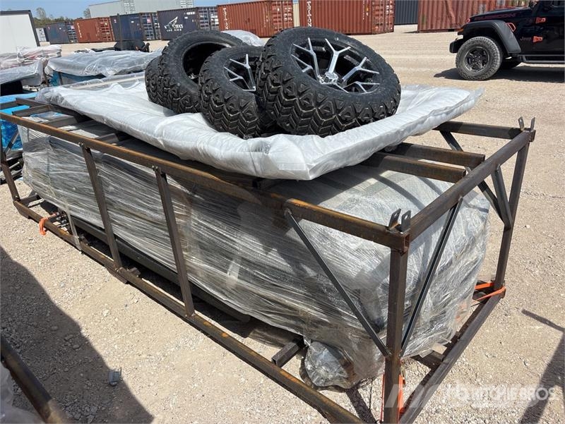HQ100 Electric Black Six-Seater Golf Cart (Unused) 高爾夫球車