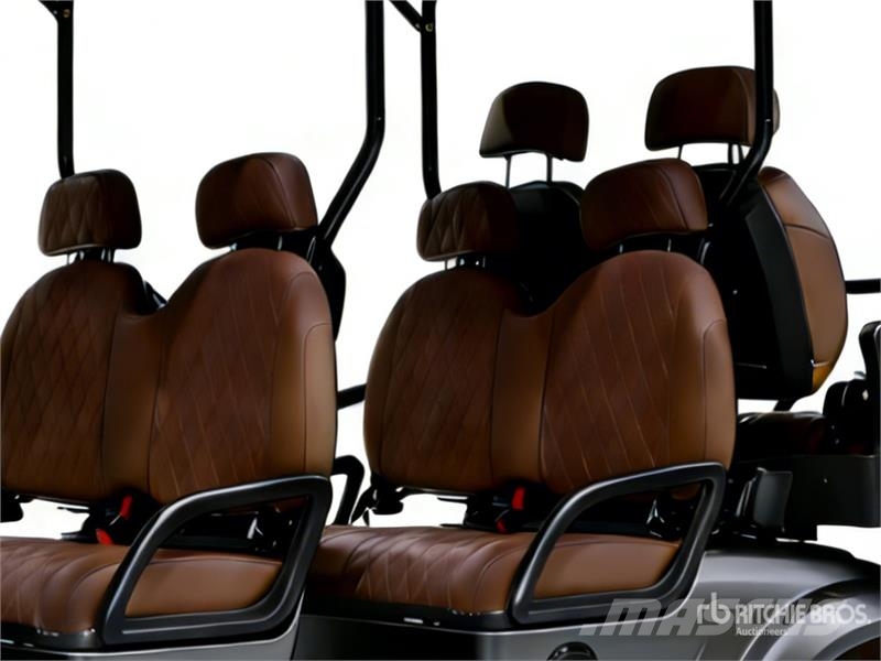 HQ100 Electric Quantity of (3) Gray Six-Seater Gol 골프 카트