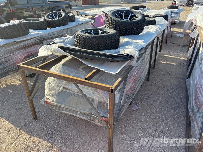 HQ100 Electric Red Six-Seater Golf Cart (Unused) 高爾夫球車