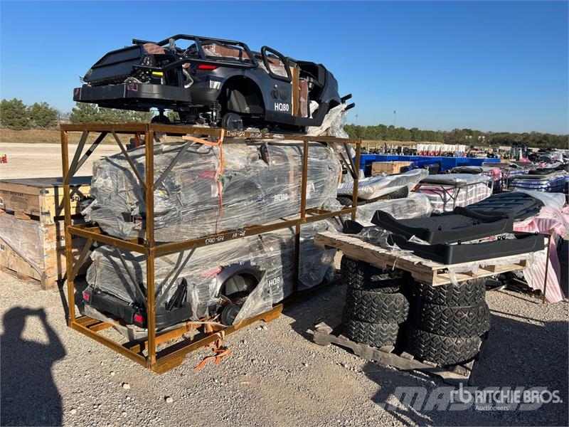  HQ80 Quantity of 3 Golf Cart (Unused) Golfikärud
