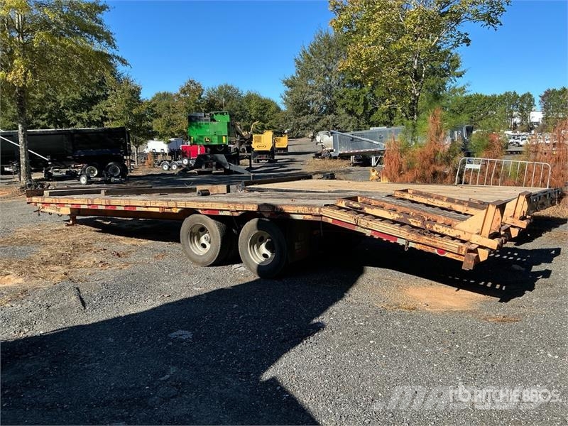 Hudson 22ft 12ton 28 ft T/A Equipment Trailer Prikolice za prevoz vozil